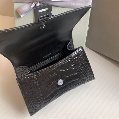 Women'S Hourglass Small Handbag In Black - BHB01 - 5