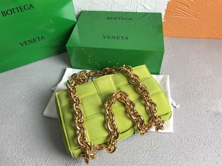 Bottega veneta Women's Chain Cassette in Kiwi - PBV02 - 7