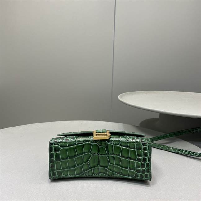 Women'S Hourglass Small Handbag In Forest Green - BHB12 - 7