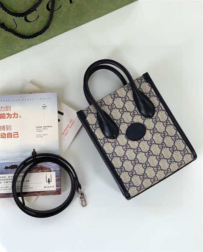Mini tote bag with Interlocking G - GTB171 - 6