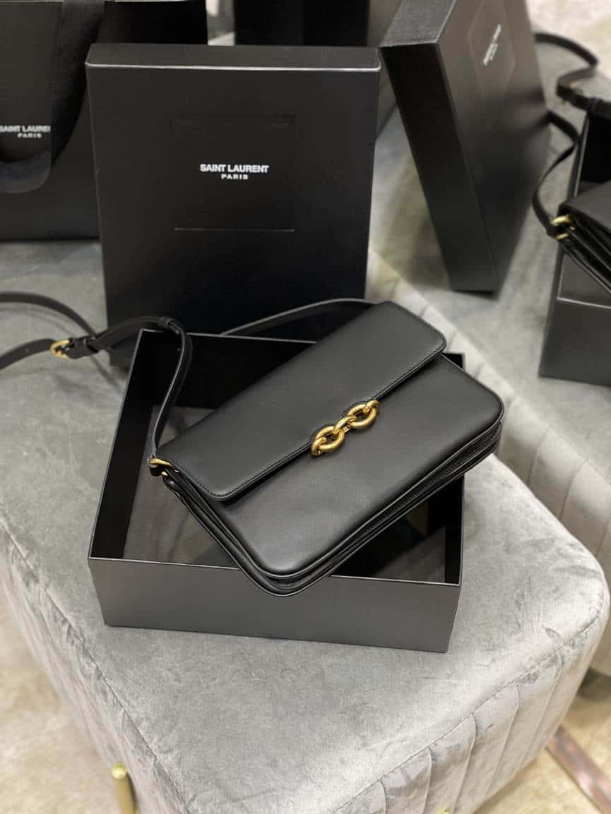 Le Maillon Satchel In Smooth Leather - YPS09 - 8
