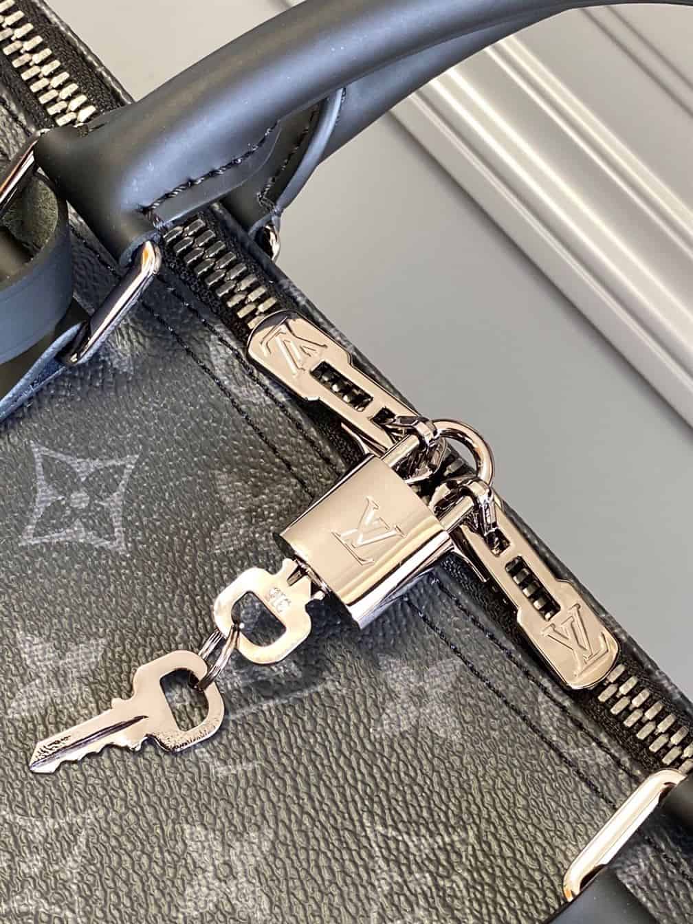 Louis Vuitton Monogram Eclipse Keepall Bandouliere - LDB082 - 4