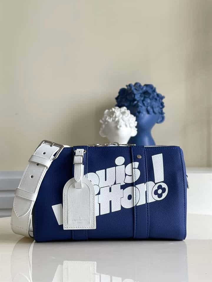 Louis Vuitton City Keepall Blue Cowhide Leather - LDB123 - 2