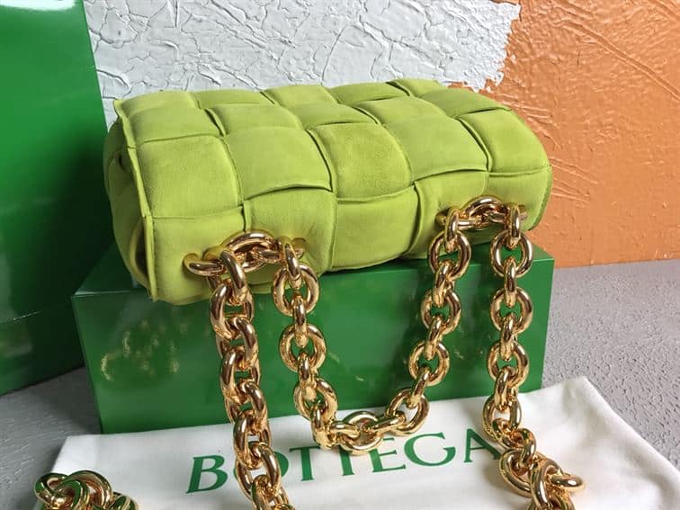 Bottega veneta Women's Chain Cassette in Kiwi - PBV02 - 4