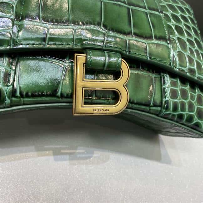 Women'S Hourglass Small Handbag In Forest Green - BHB12 - 5