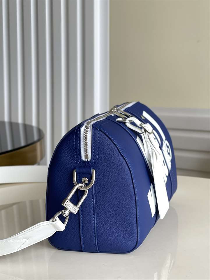 Louis Vuitton City Keepall Blue Cowhide Leather - LDB123 - 6