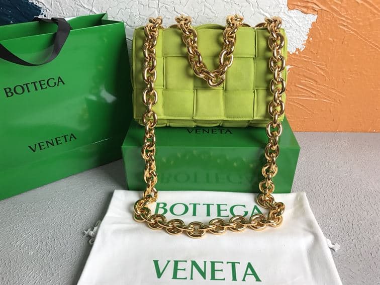 Bottega veneta Women's Chain Cassette in Kiwi - PBV02 - 2
