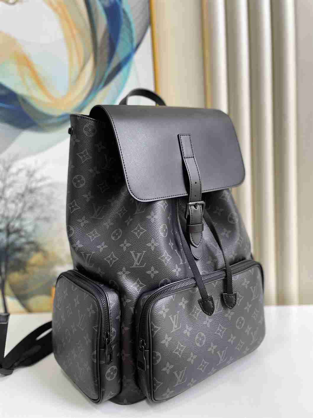 LOUIS VUITTON TRIO BACKPACK BAG - LBP436 - 3