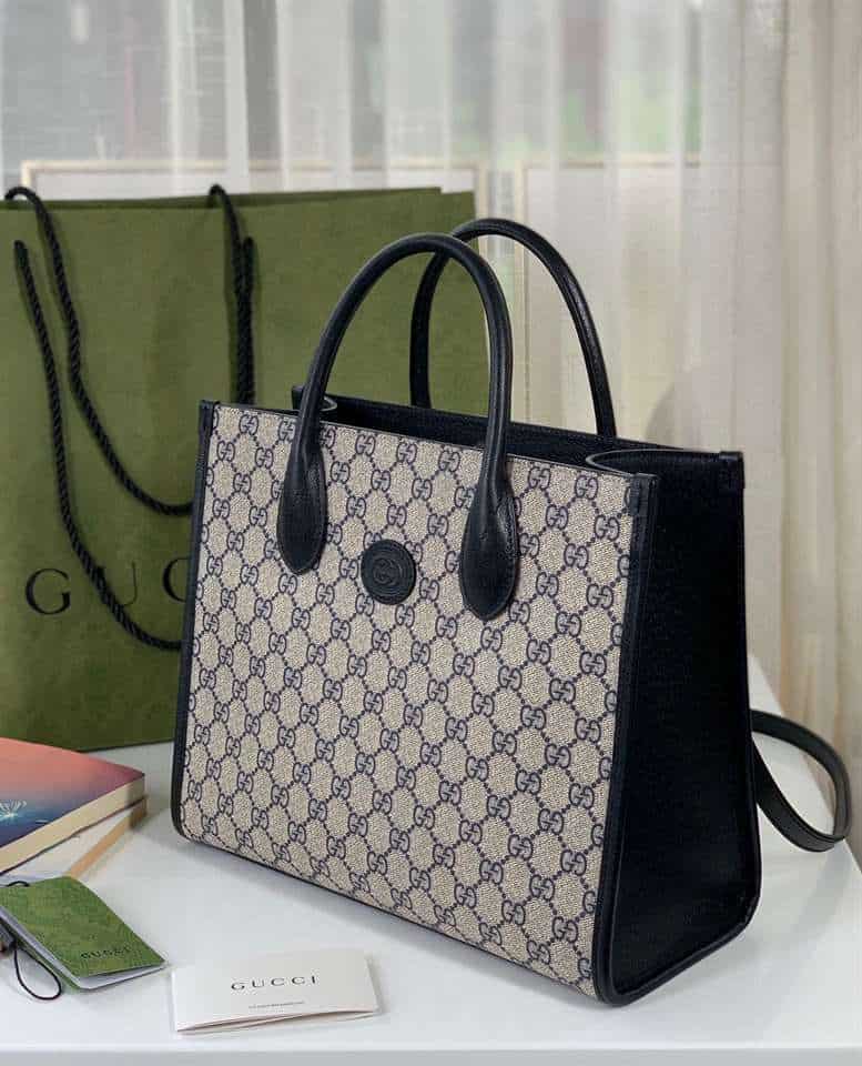 Medium tote bag with Interlocking G - GTB172 - 6
