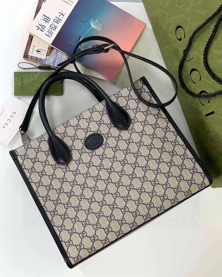 Medium tote bag with Interlocking G - GTB172 - 5