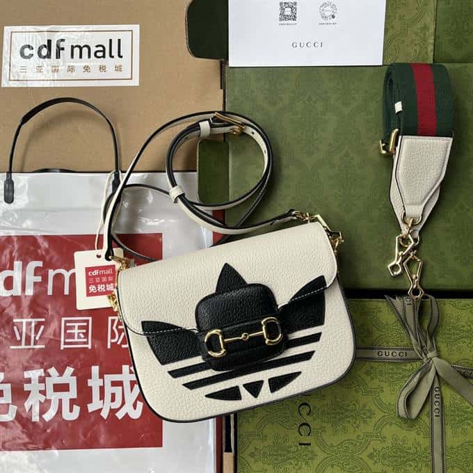 Adidas x Gucci Horsebit 1955 mini bag - GHB287 - 1