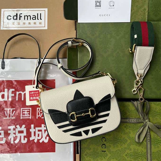Adidas x Gucci Horsebit 1955 mini bag - GHB287 - 1