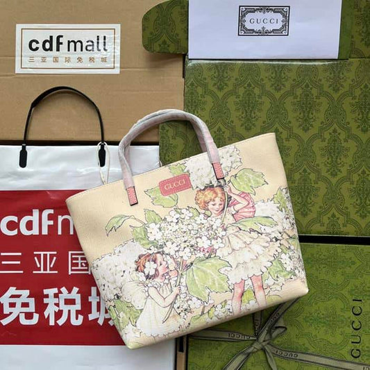 Children's fairy print tote bag - GTB190 - 1