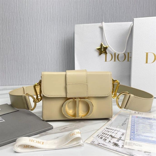 Dior 30 Montaigne Box Bag Latte Box Calfskin - DHB040 - 1