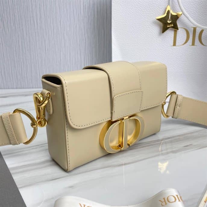 Dior 30 Montaigne Box Bag Latte Box Calfskin - DHB040 - 2