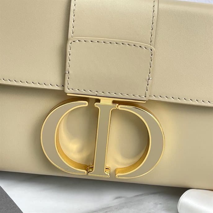 Dior 30 Montaigne Box Bag Latte Box Calfskin - DHB040 - 5