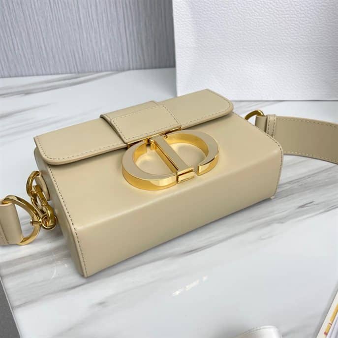 Dior 30 Montaigne Box Bag Latte Box Calfskin - DHB040 - 3