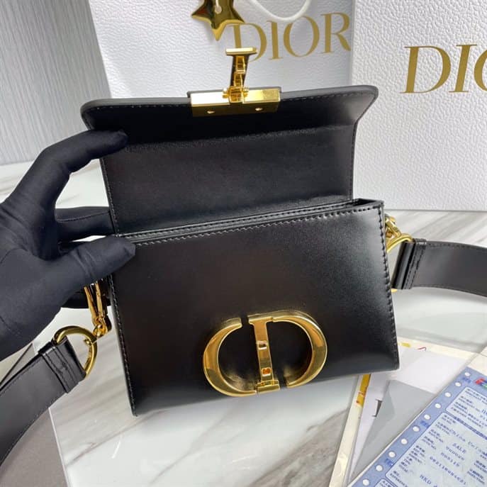 Dior 30 Montaigne Box Bag Latte Box Calfskin - DHB044 - 5