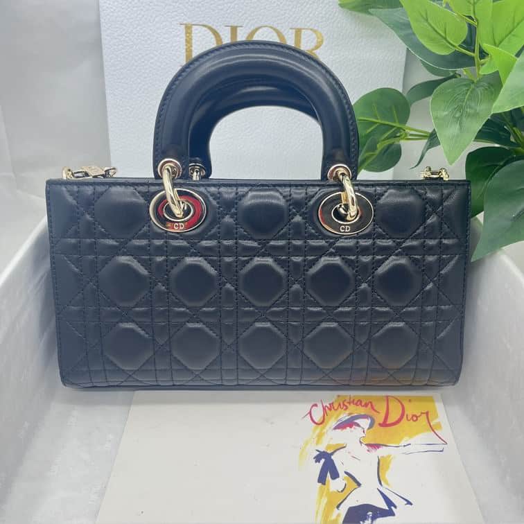 Dior Medium Lady D-Joy Bag Cannage Lambskin - DHB100 - 2