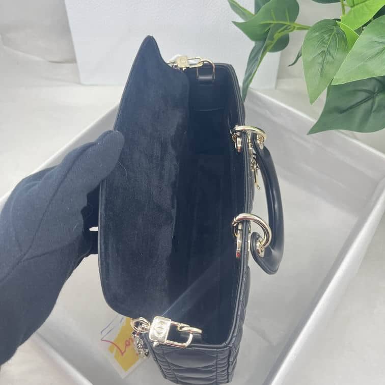 Dior Medium Lady D-Joy Bag Cannage Lambskin - DHB100 - 5