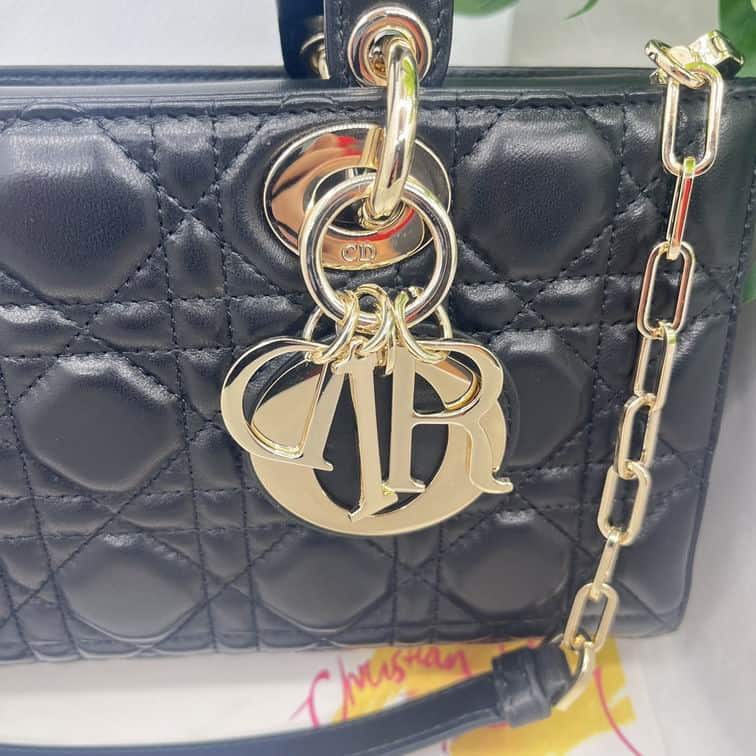 Dior Medium Lady D-Joy Bag Cannage Lambskin - DHB100 - 6
