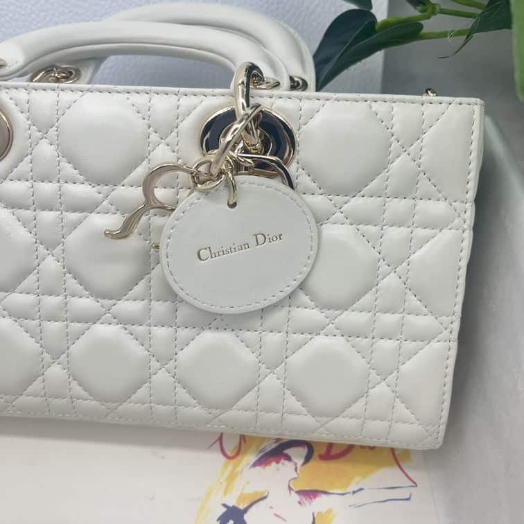 Dior Medium Lady D-Joy Bag Cannage Lambskin - DHB101 - 8