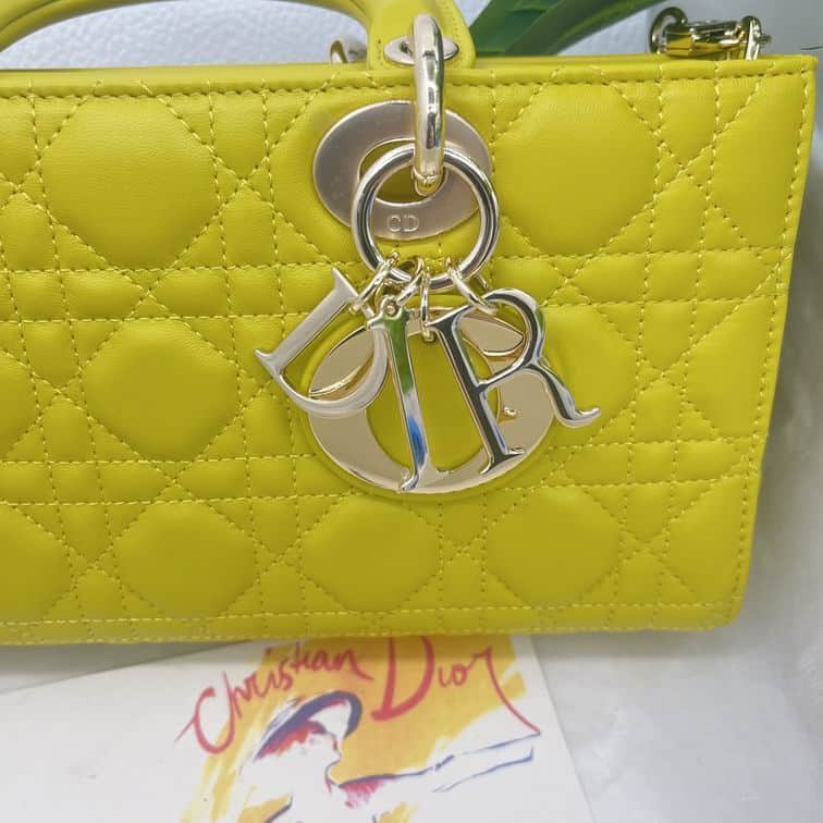 Dior Medium Lady D-Joy Bag Cannage Lambskin - DHB97 - 8