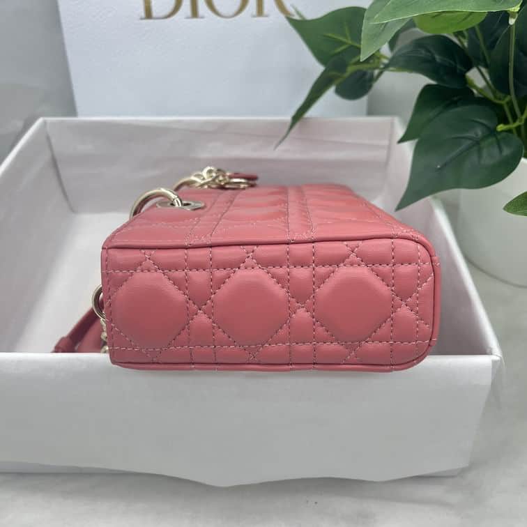 Dior Medium Lady D-Joy Bag Cannage Lambskin - DHB98 - 3