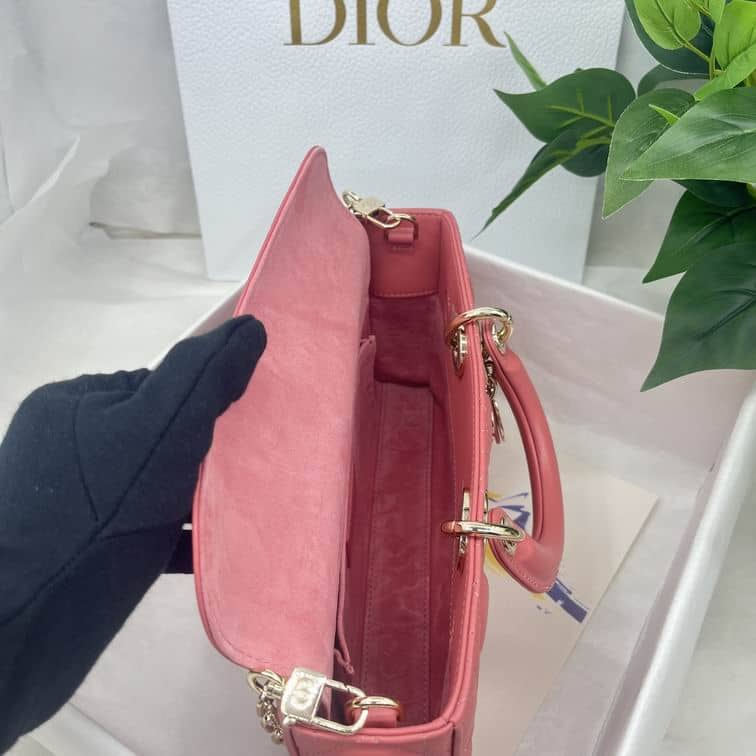 Dior Medium Lady D-Joy Bag Cannage Lambskin - DHB98 - 6