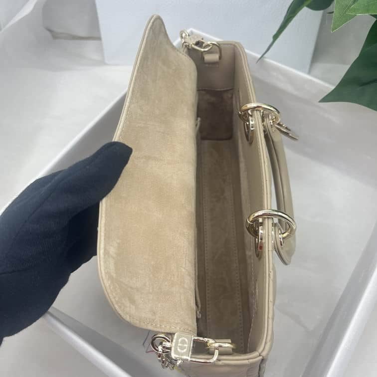 Dior Medium Lady D-Joy Bag Cannage Lambskin - DHB99 - 6
