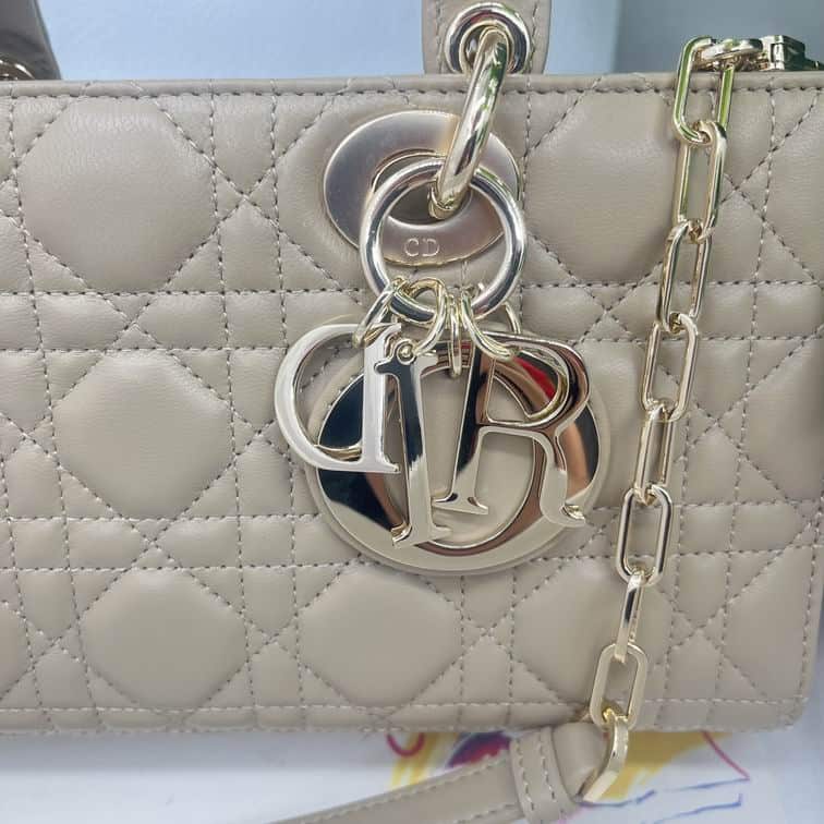 Dior Medium Lady D-Joy Bag Cannage Lambskin - DHB99 - 7