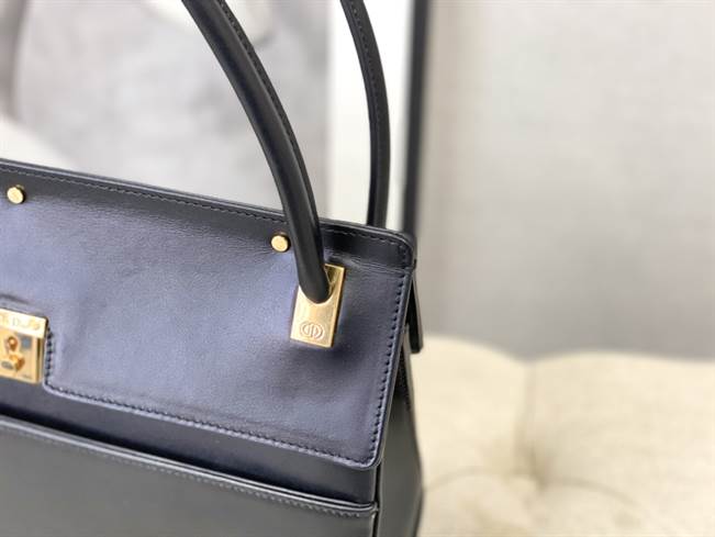 Dior Parisienne Bag Black Smooth Calfskin - DHB34 - 6