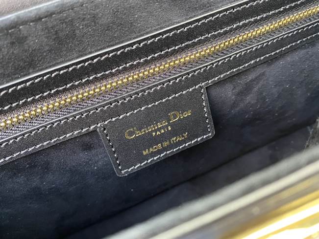 Dior Parisienne Bag Black Smooth Calfskin - DHB34 - 7