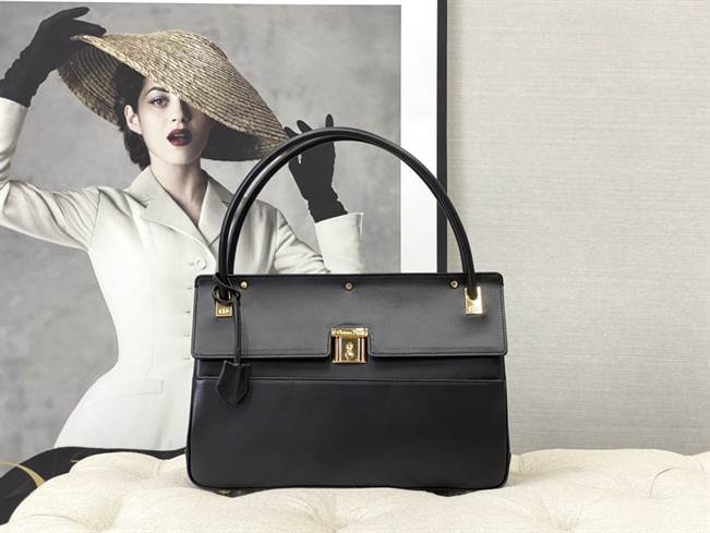Dior Parisienne Bag Black Smooth Calfskin - DHB34 - 2