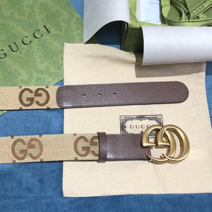 GG Marmont Jumbo GG Wide Belt - BELT38 - 4