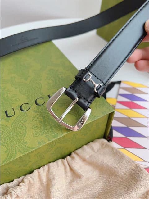 Gucci Belt with crystal Horsebit - BEL18 - 5