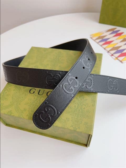 Gucci GG belt with rectangular buckle - BELT20 - 4