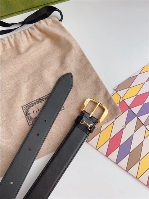 Gucci Belt With Crystal Horsebit - BELT29 - 4