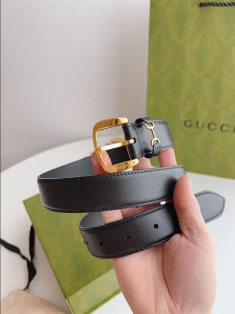 Gucci Belt With Crystal Horsebit - BELT29 - 5