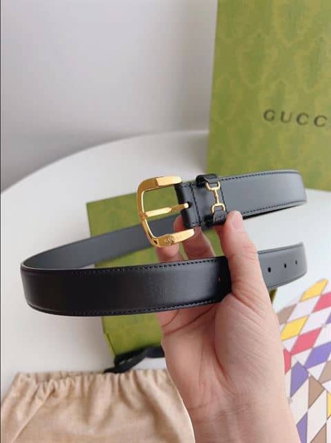 Gucci Belt With Crystal Horsebit - BELT29 - 6