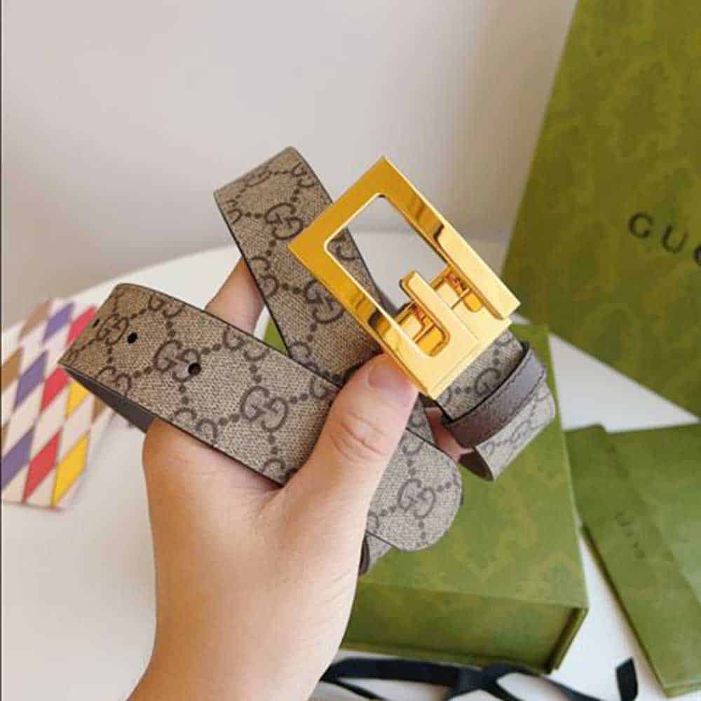Gucci Reversible belt with Square G buckle - BELT23 - 2