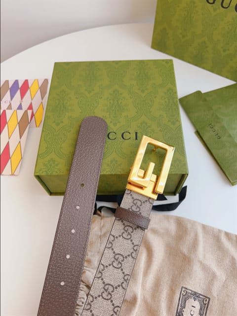Gucci Reversible belt with Square G buckle - BELT23 - 3