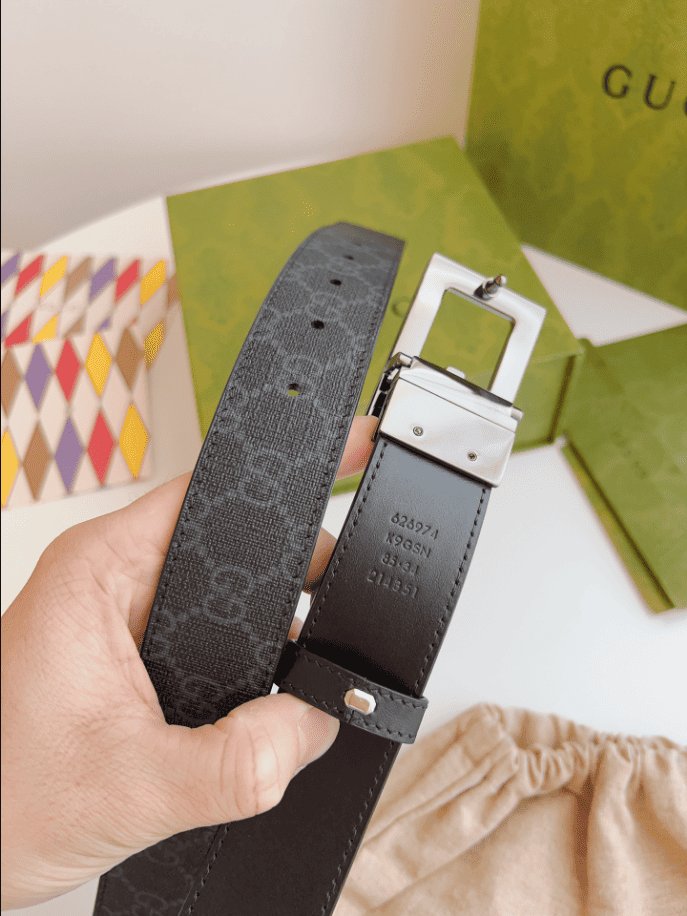 Gucci Reversible belt with Square G buckle - BELT26 - 3