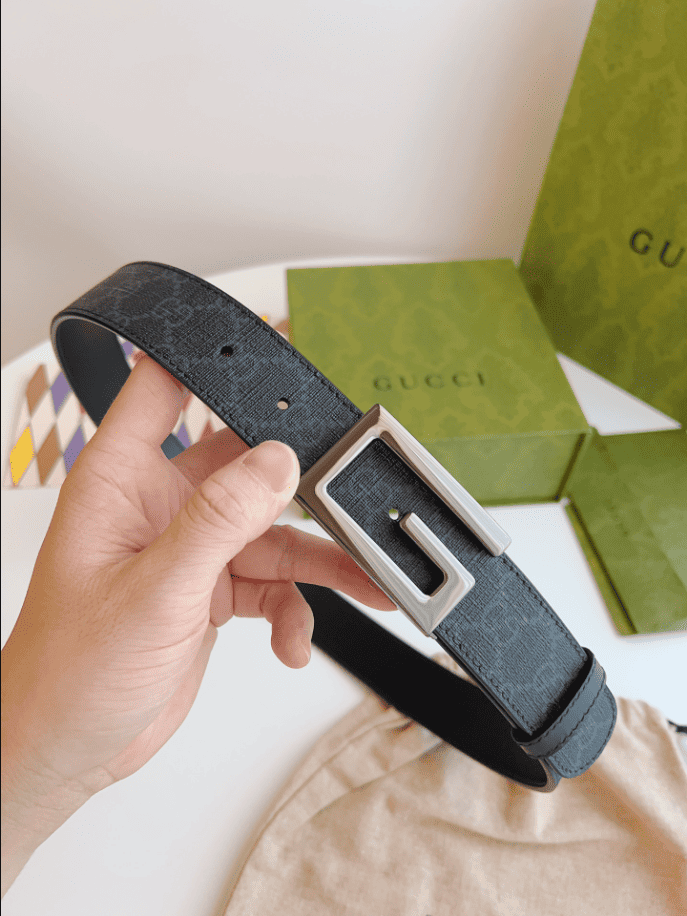 Gucci Reversible belt with Square G buckle - BELT26 - 5