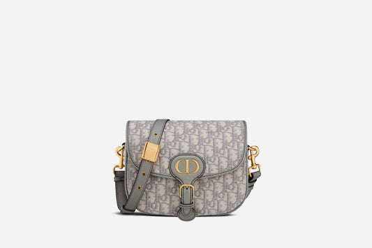 Medium Dior Bobby Bag Gray Dior Oblique Jacquard - DMB04 - 1
