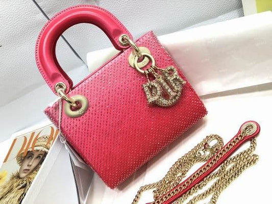 Mini Lady Dior Bag Bead Embroidery - DHB66 - 1