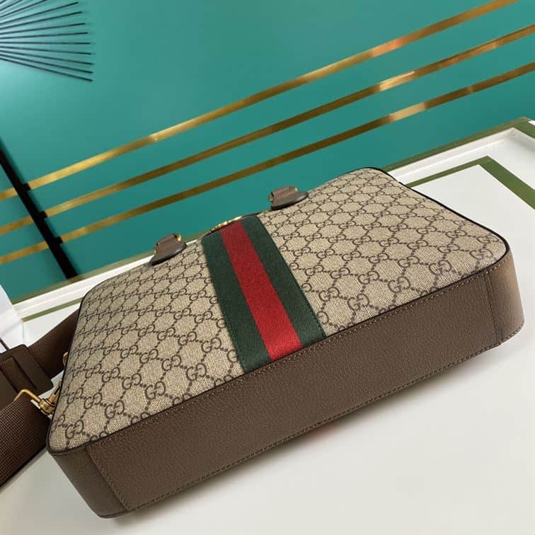 Gucci Canvas Ophidia GG Briefcase - GBC003 - 6