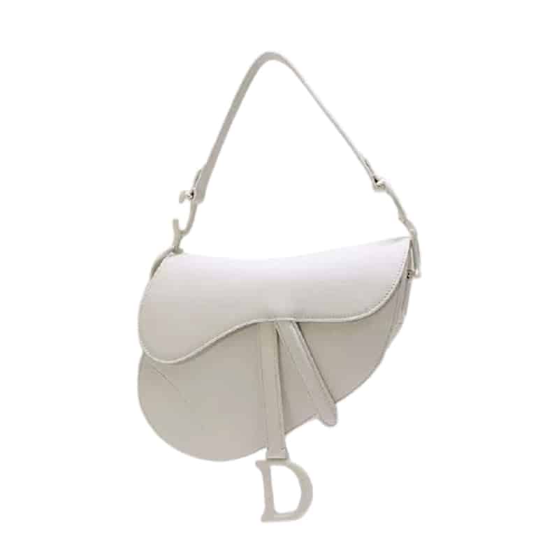 Sandle Bag White Grained Calfskin - DHB50 - 1