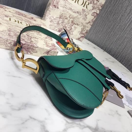 Saddle Bag With Strap Grained Calfskin - DHB83 - 3