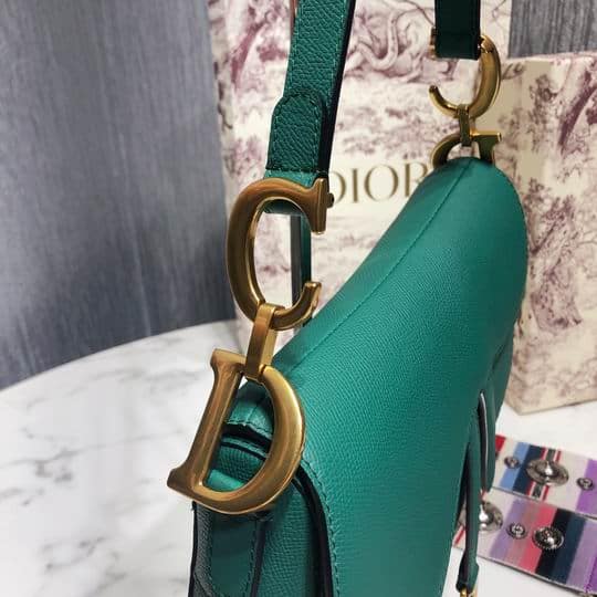 Saddle Bag With Strap Grained Calfskin - DHB83 - 6